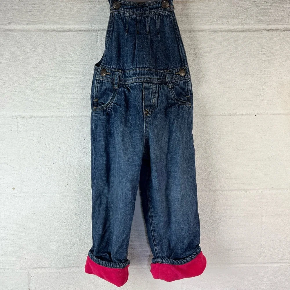 Oshkosh Fleece Lined Denim Overalls, 2T
